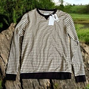 Denim & Flower Ricky Singh Striped Soft Pullover Top